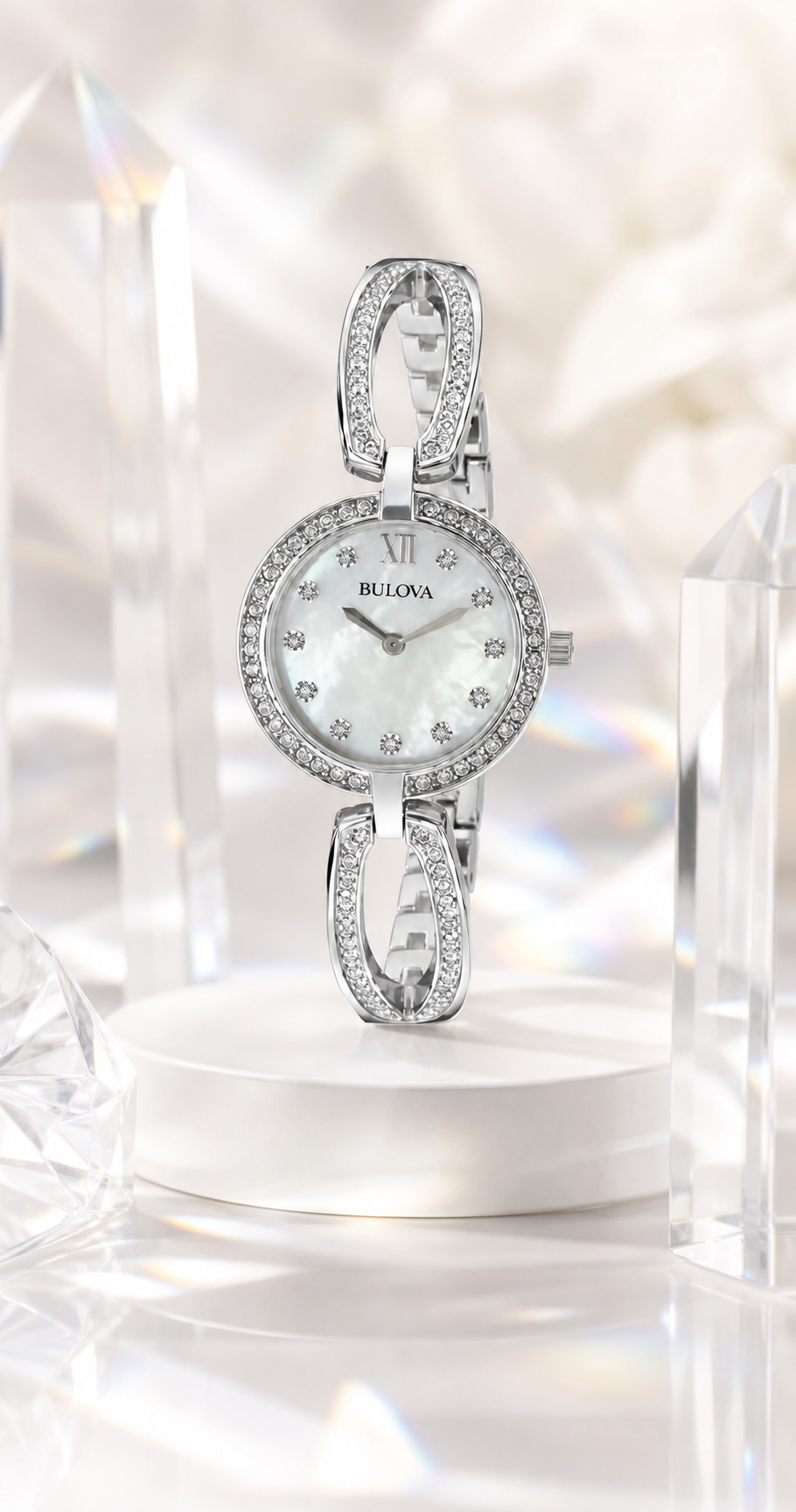 Bulova Crystal Open Loop 96L223 Women's - view 3