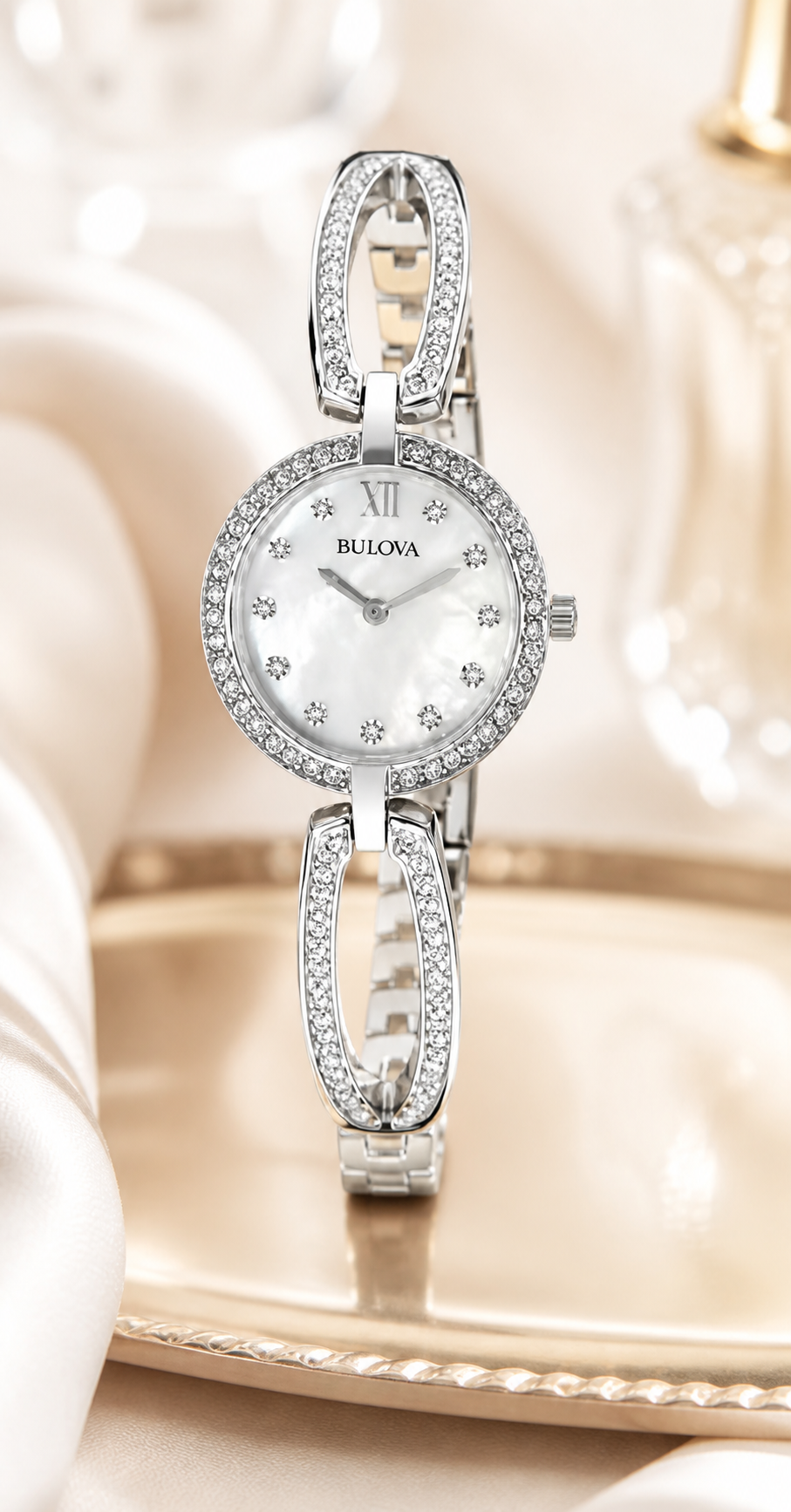Bulova Crystal Open Loop 96L223 Women's - view 4