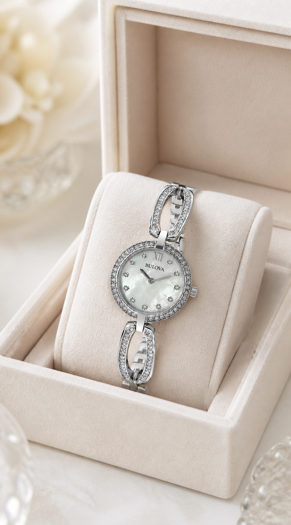 Bulova Crystal Open Loop 96L223 Women's - view 5