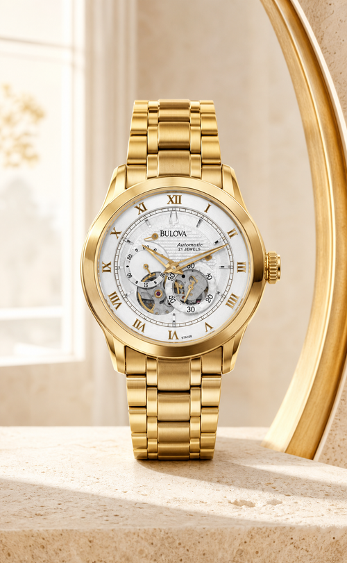 Bulova Sutton Gold Automatic 97A108 - view 2
