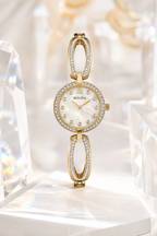 Bulova Crystal Gold Open Loop 98L225 Women's - view 3