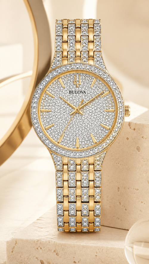 Bulova Phantom Yellow Gold 98L263 Women's - view 2