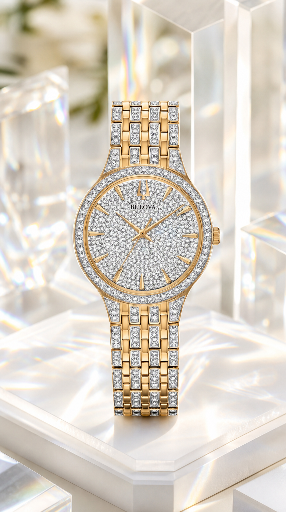 Bulova Phantom Yellow Gold 98L263 Women's - view 3
