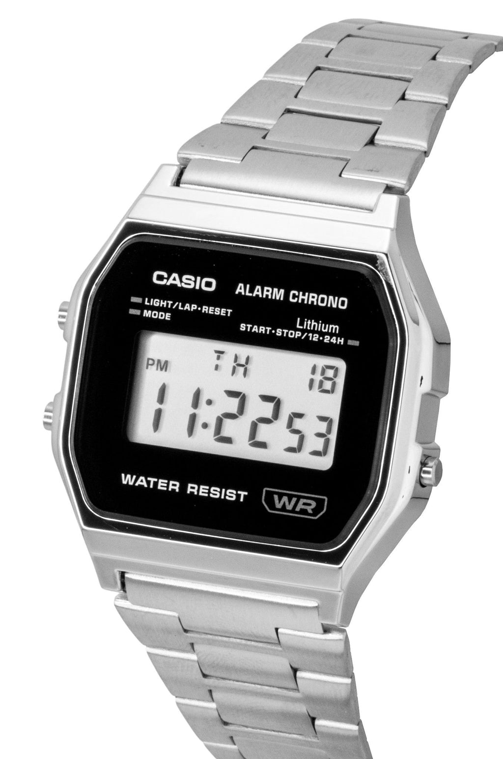 Casio Vintage Digital Stainless Steel Quartz A158WEA-1 Unisex Watch