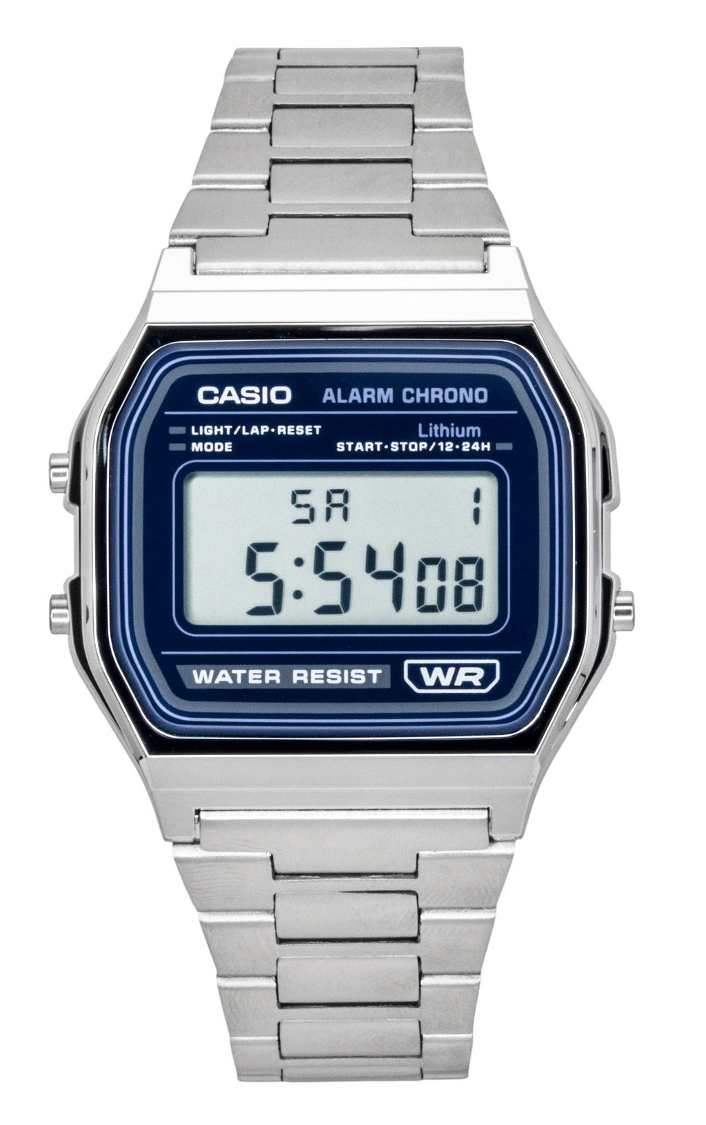 Casio Vintage Digital Stainless Steel Quartz A158WEA-2 Unisex Watch