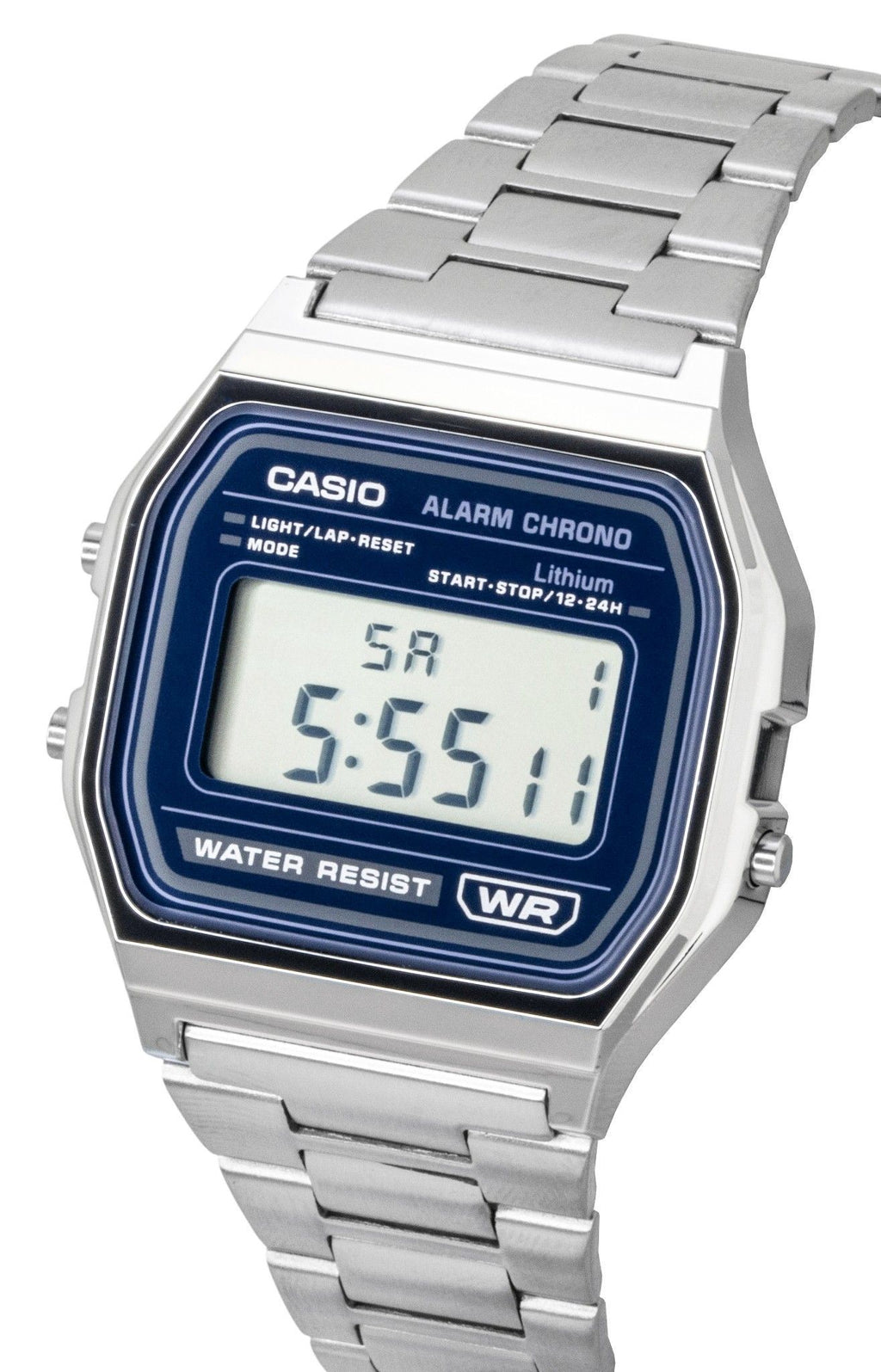 Casio Vintage Digital Stainless Steel Quartz A158WEA-2 Unisex Watch