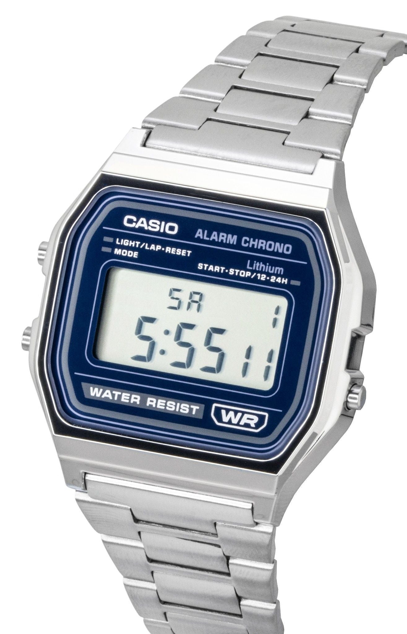 Casio Vintage Digital Stainless Steel Quartz A158WEA-2 Unisex Watch