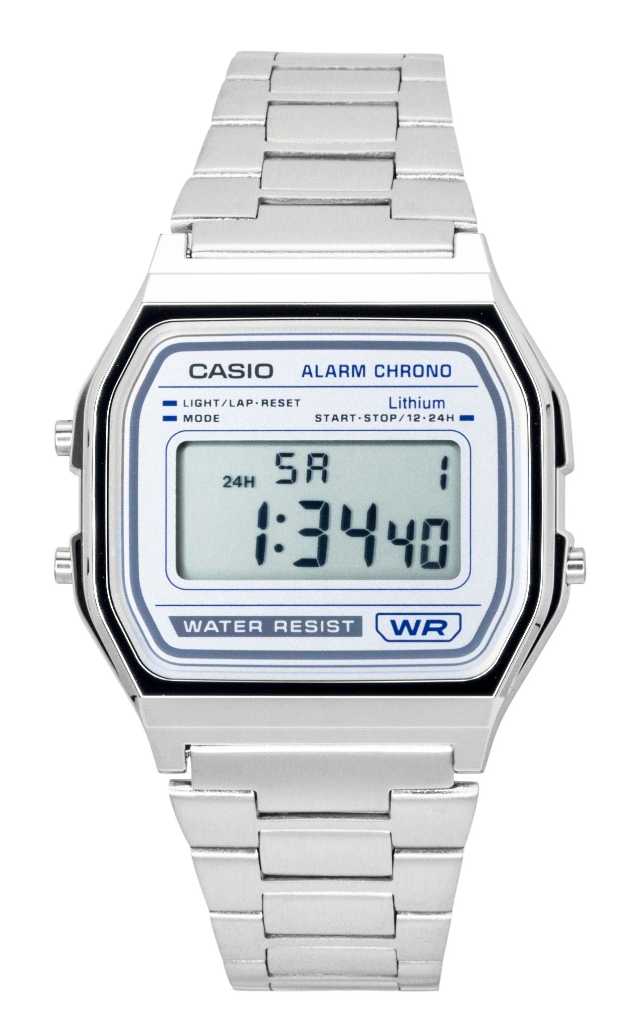 Casio Vintage Digital Stainless Steel Quartz A158WEA-7 Unisex Watch