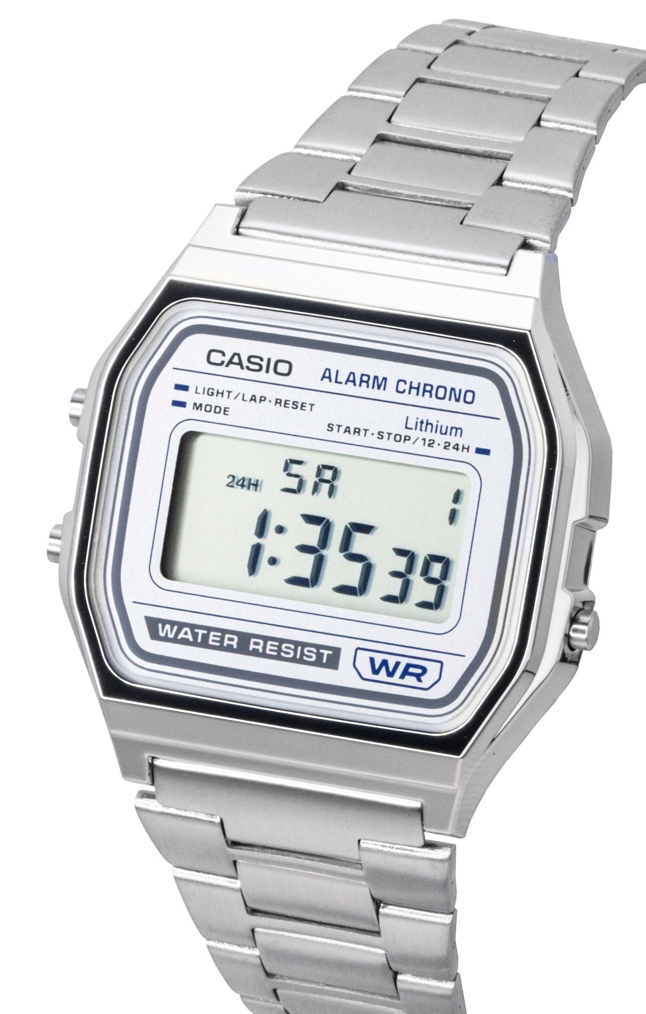 Casio Vintage Digital Stainless Steel Quartz A158WEA-7 Unisex Watch