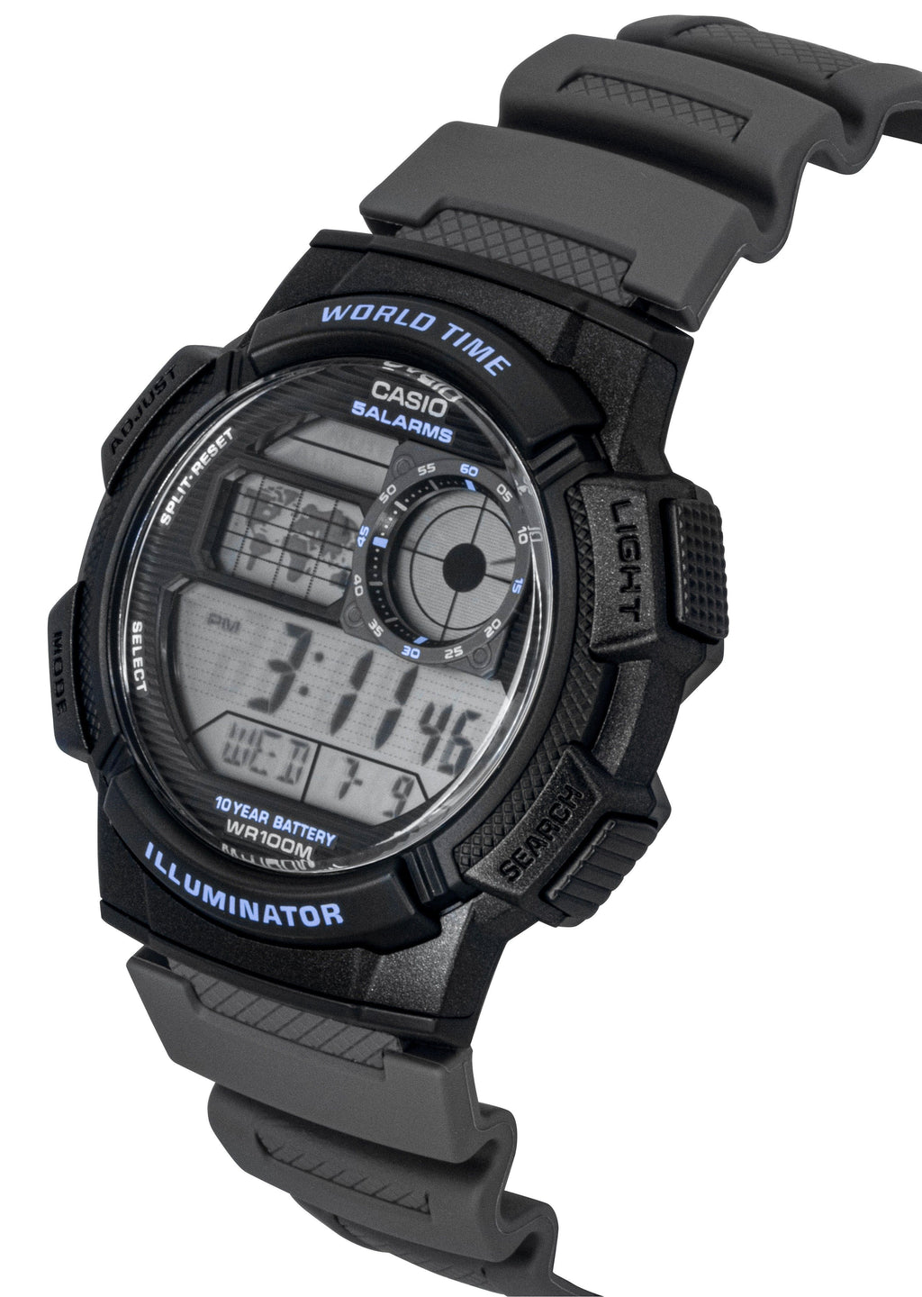Casio Standard Digital Resin Strap Quartz AE-1000W-8AV 100M Men's Watch