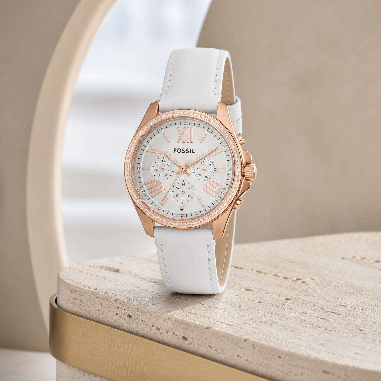 Fossil AM4486 women's watch - architectural view