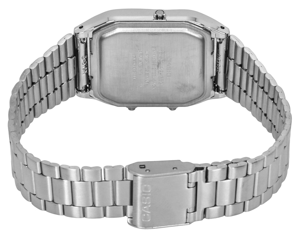 Casio Vintage Dual Time Alarm Quartz Analog Digital AQ-230A-7DMQ AQ230A-7DMQ Unisex Watch