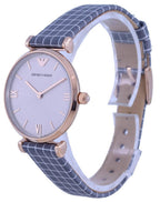 Emporio Armani Gianni T-Bar Grey Dial Quartz AR11386 Women's Watch
