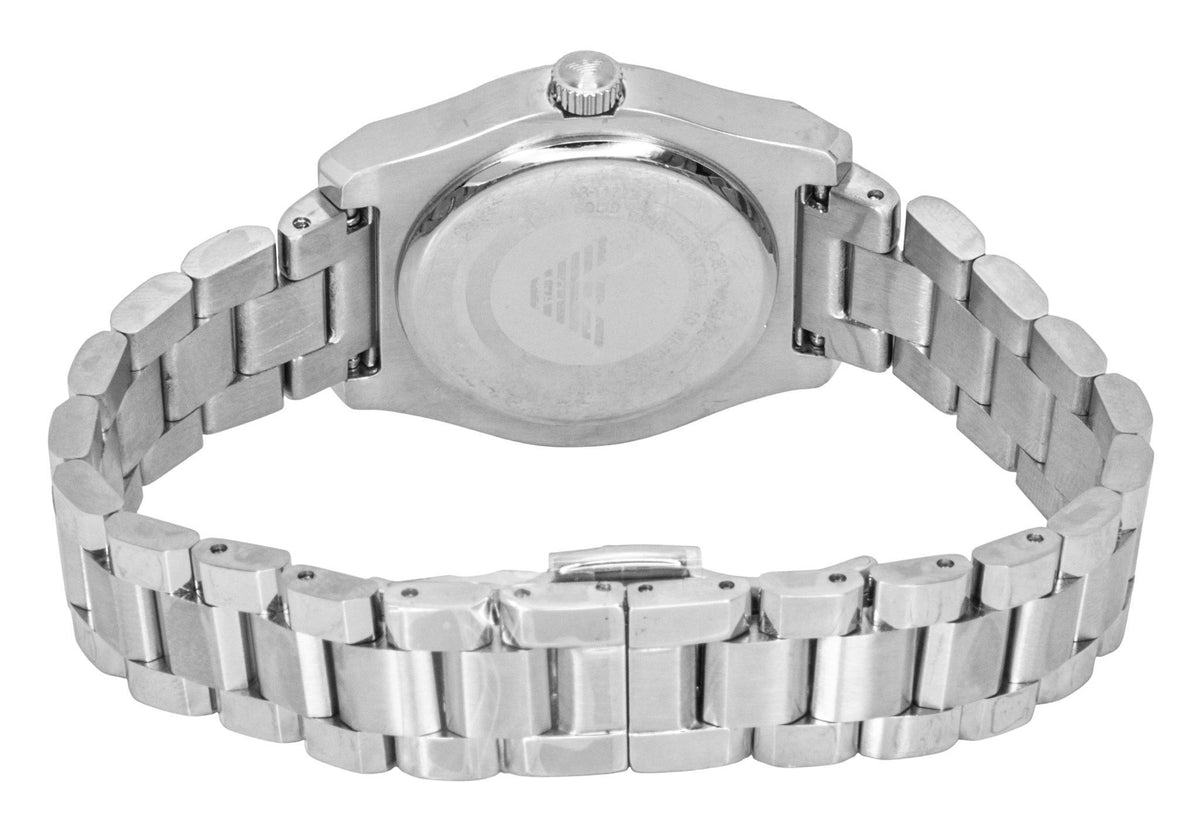 Emporio Armani roestvrijstalen parelmoer wijzerplaat quartz AR11723 dameshorloge