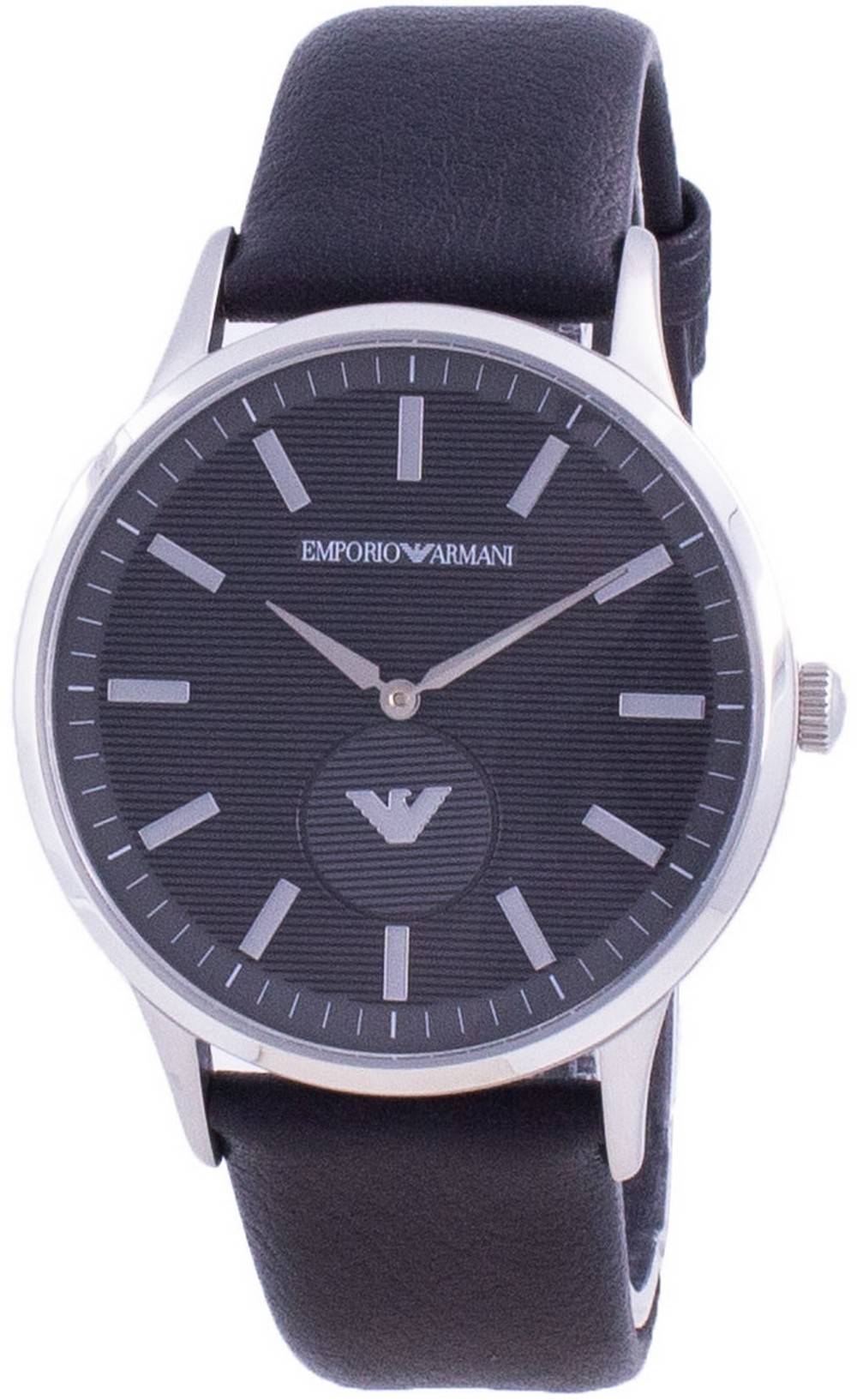 Emporio Armani Renato quartz herenhorloge met zwarte wijzerplaat AR80039