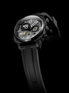 AVI-8 Hawker Hunter Retrograde Chronograph Tactical Black Rubber Strap Grey Dial Quartz AV-4052-R1 Men's Watch