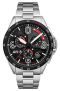 AVI-8 P-51 Mustang Legion Blakeslee Pilot Chronograph Black Dial Quartz AV-4077-11 Men's Watch