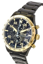 AVI-8 Hawker Hurricane Chronograph 90th Anniversary Limited Edition Altitude Black Dial Quarz AV-4130-55 Herrenuhr