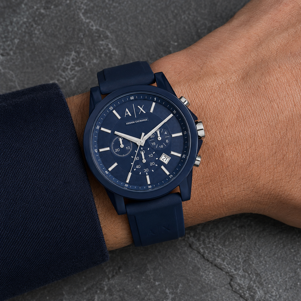 Armani Exchange AX1327 men's watch on wrist — featured image