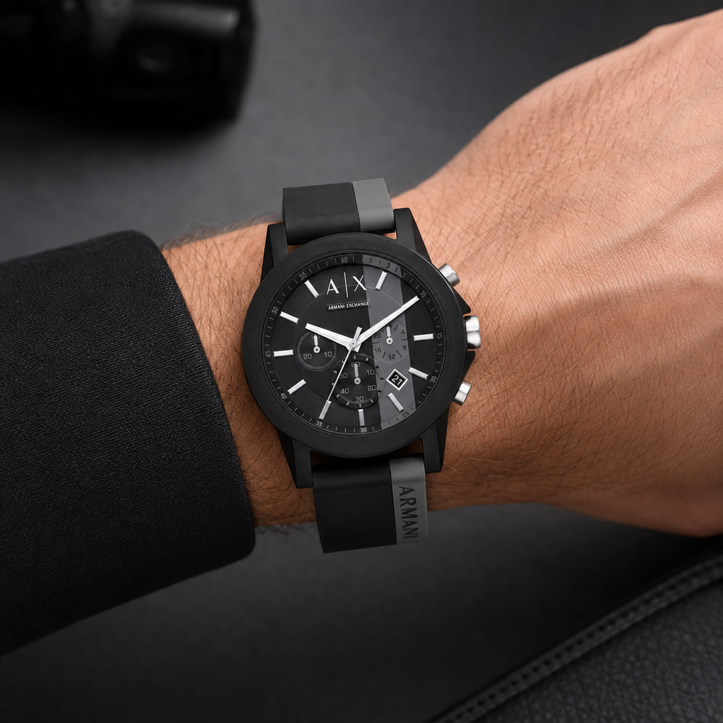Armani Exchange AX1331 men's watch on inner wrist — featured image