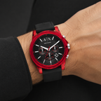 Armani Exchange AX1338 men's watch on inner wrist — featured image
