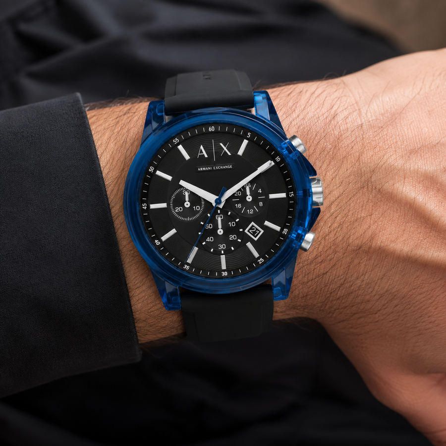 Armani Exchange AX1339 men's watch on inner wrist — featured image