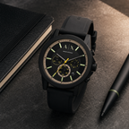 Armani Exchange AX1343 men's watch premium desk scene