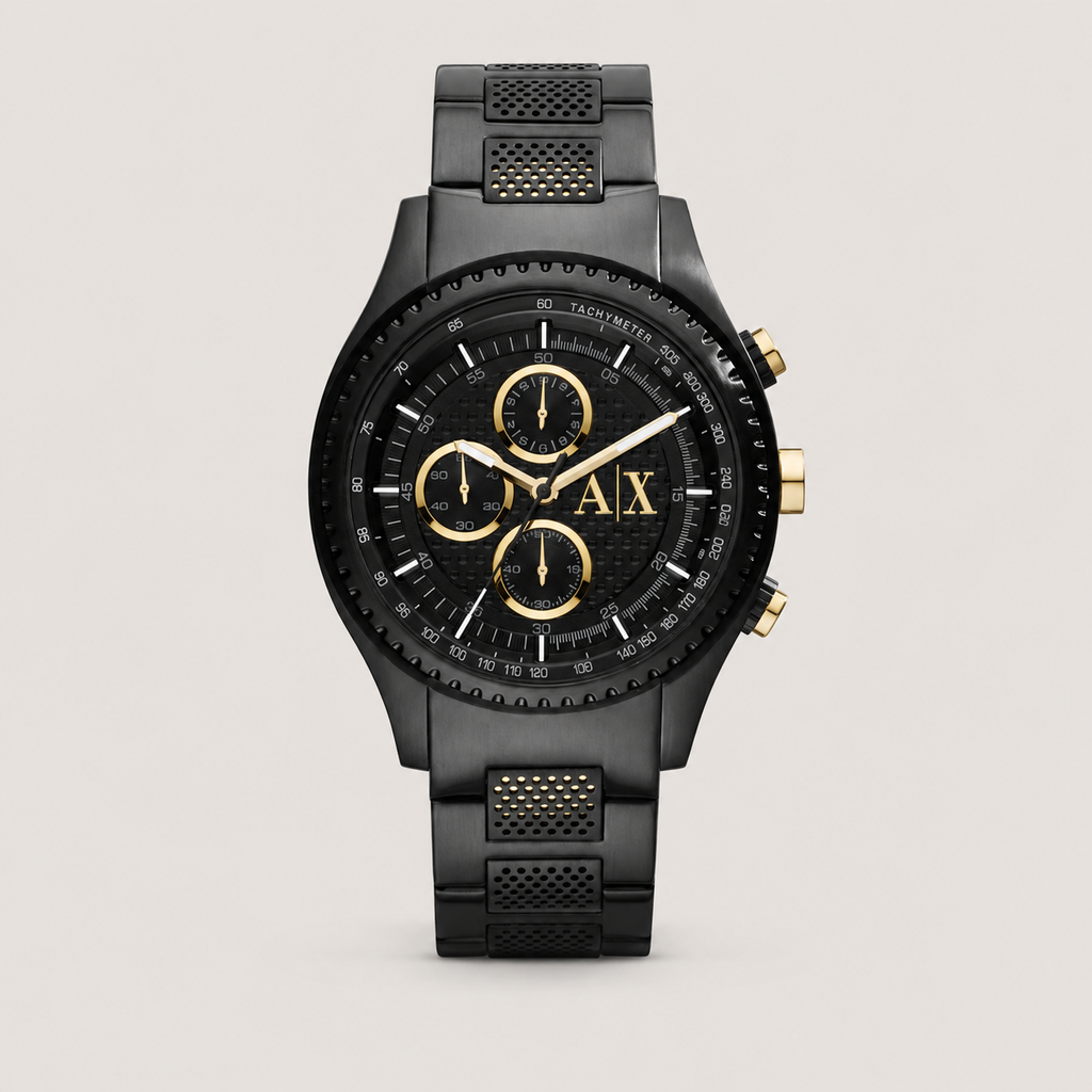 Armani Exchange AX1604 men's watch studio front view