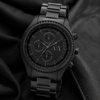 Armani Exchange AX1605 men's watch on black fabric
