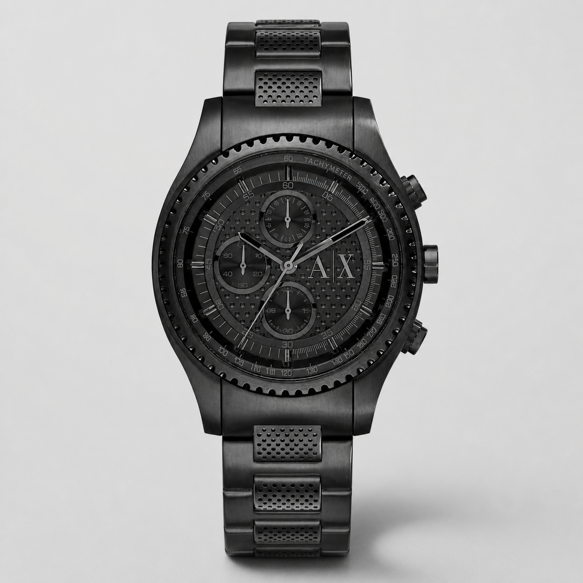 Armani Exchange AX1605 men's watch studio front view