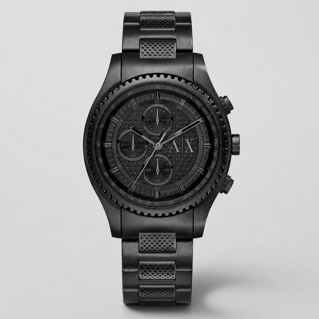 Armani Exchange AX1605 men's watch studio front view