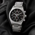 Armani Exchange AX1612 men's watch on black fabric