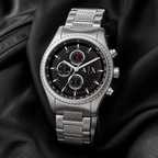 Armani Exchange AX1612 men's watch on black fabric