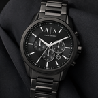 Armani Exchange AX1722 men's watch dial macro
