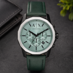 Armani Exchange AX1725 men's watch lifestyle desk scene