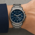 Armani Exchange AX1731 men's watch inner wrist, front view