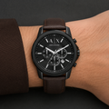Armani Exchange AX1732 men's watch inner wrist, front view