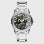 Armani Exchange AX1736 men's marble dial multifunction watch front packshot