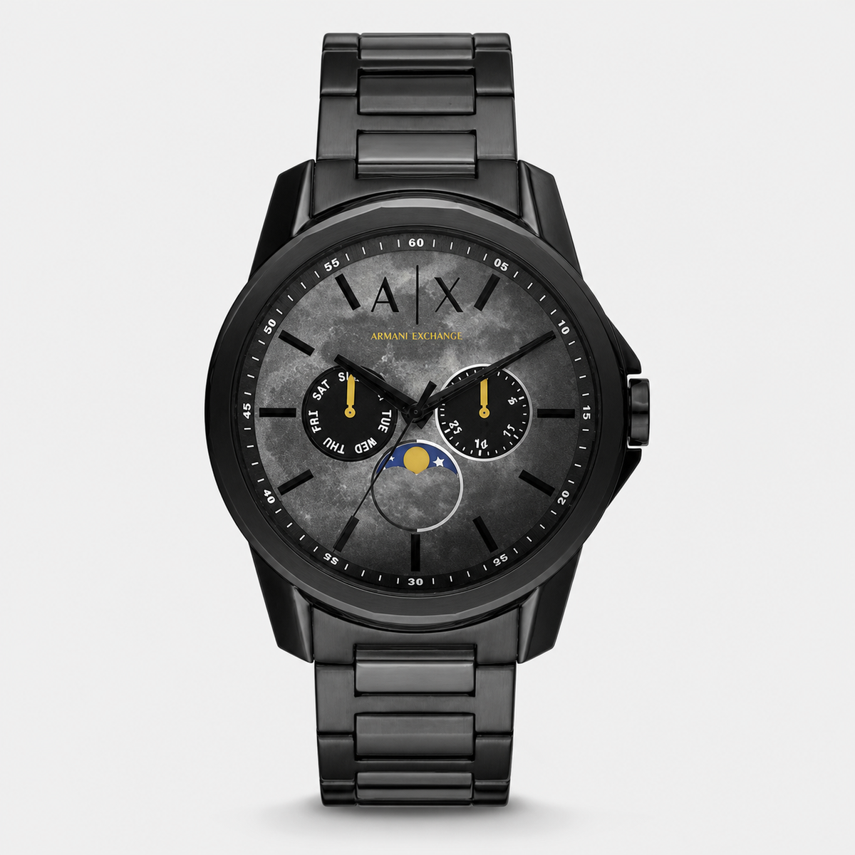 Armani Exchange AX1738 men's black multifunction watch packshot