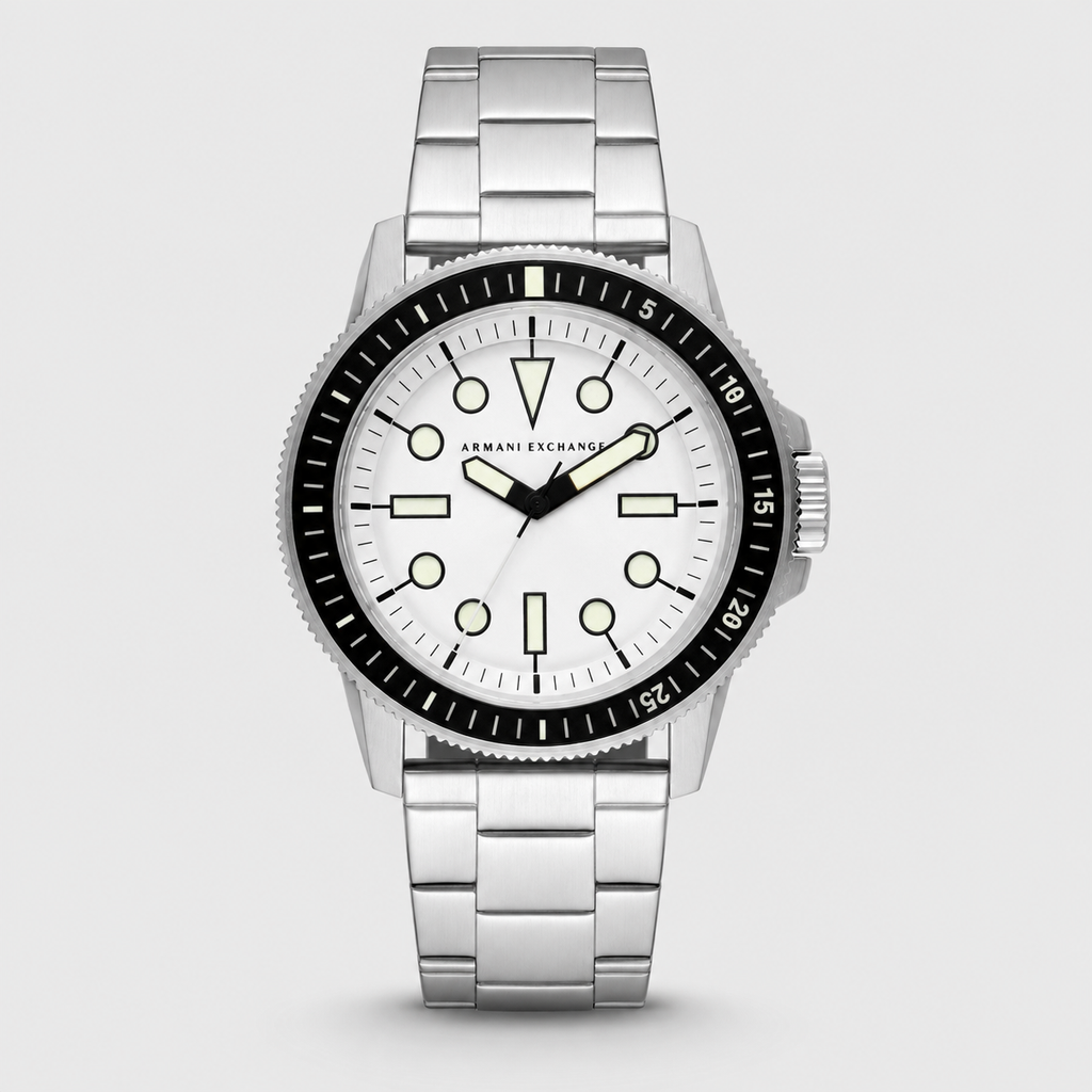 AX1853 men's dive-style watch studio product view
