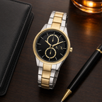 AX1865 men's two-tone chronograph desk lifestyle view