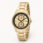 AX1866 men's gold-tone chronograph studio product view