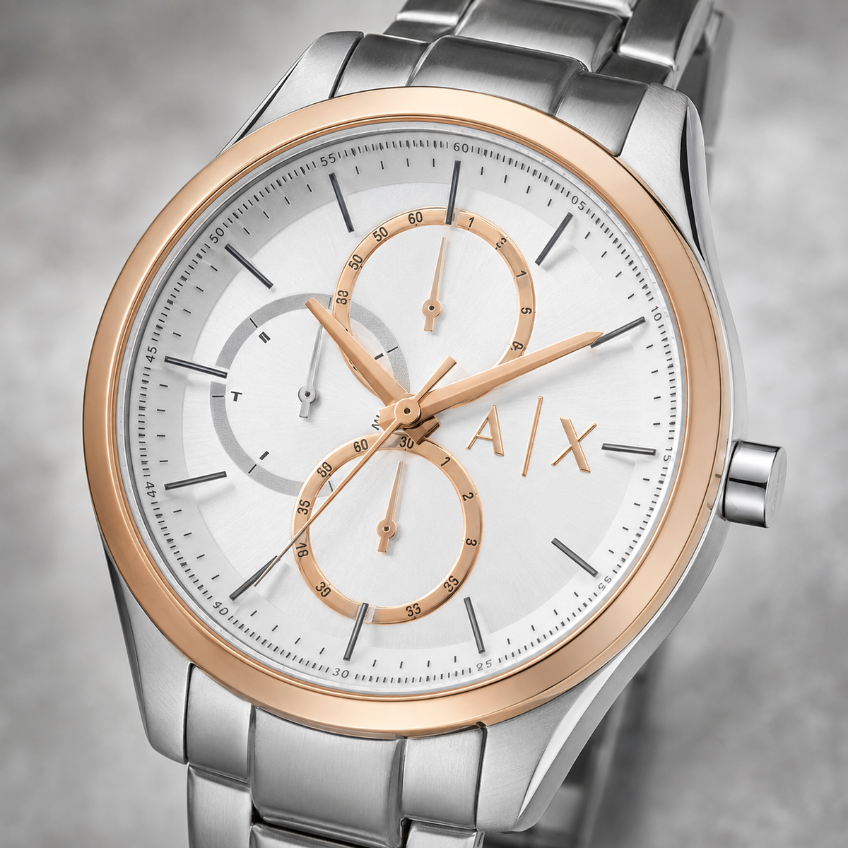 Armani Exchange AX1951 men's watch – dial macro view