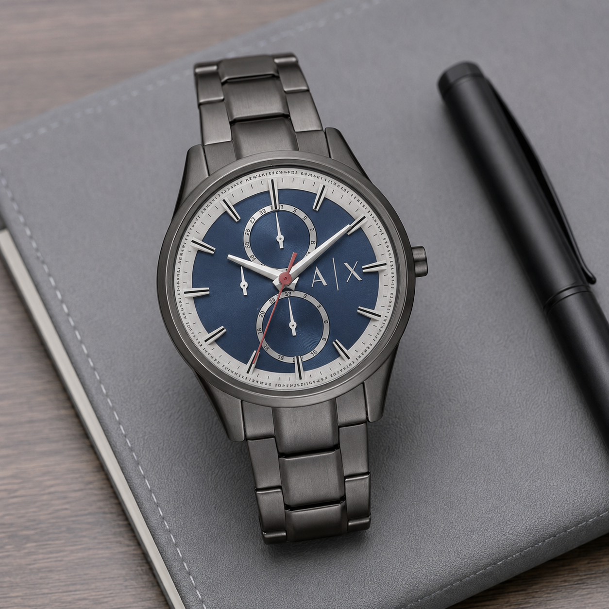 Armani Exchange AX1952 men's watch – desk lifestyle view