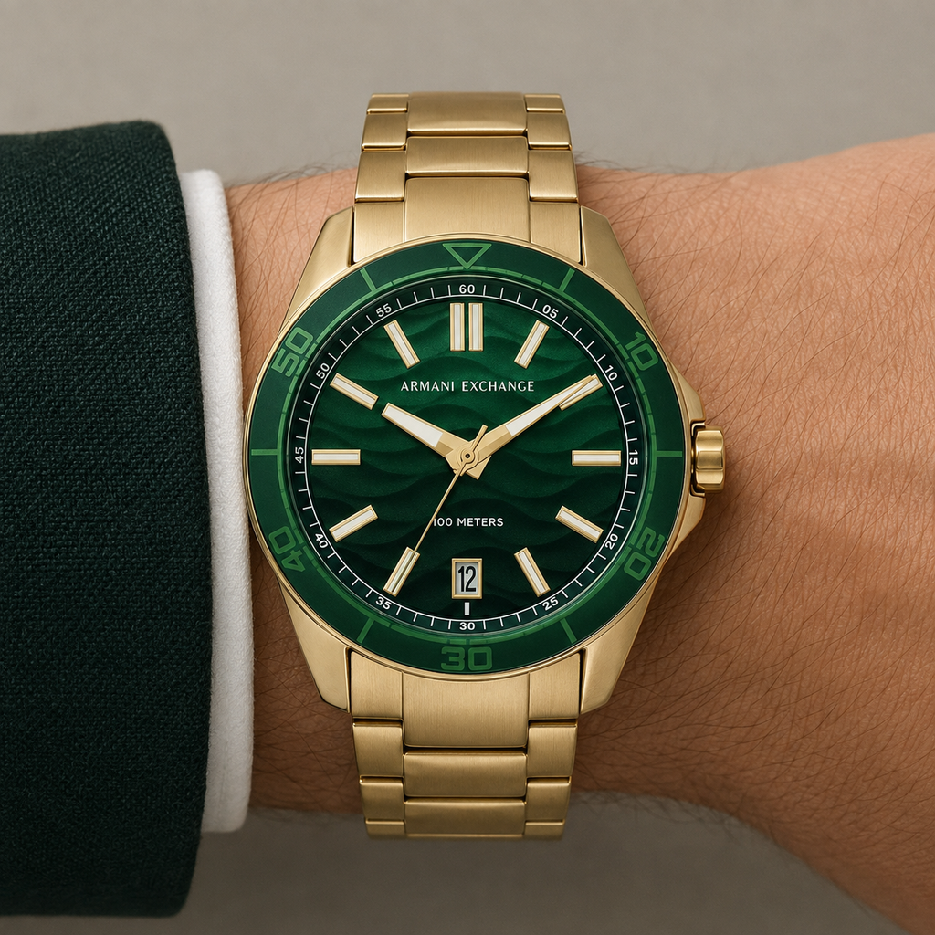 Armani Exchange AX1956 men's watch on wrist – featured view