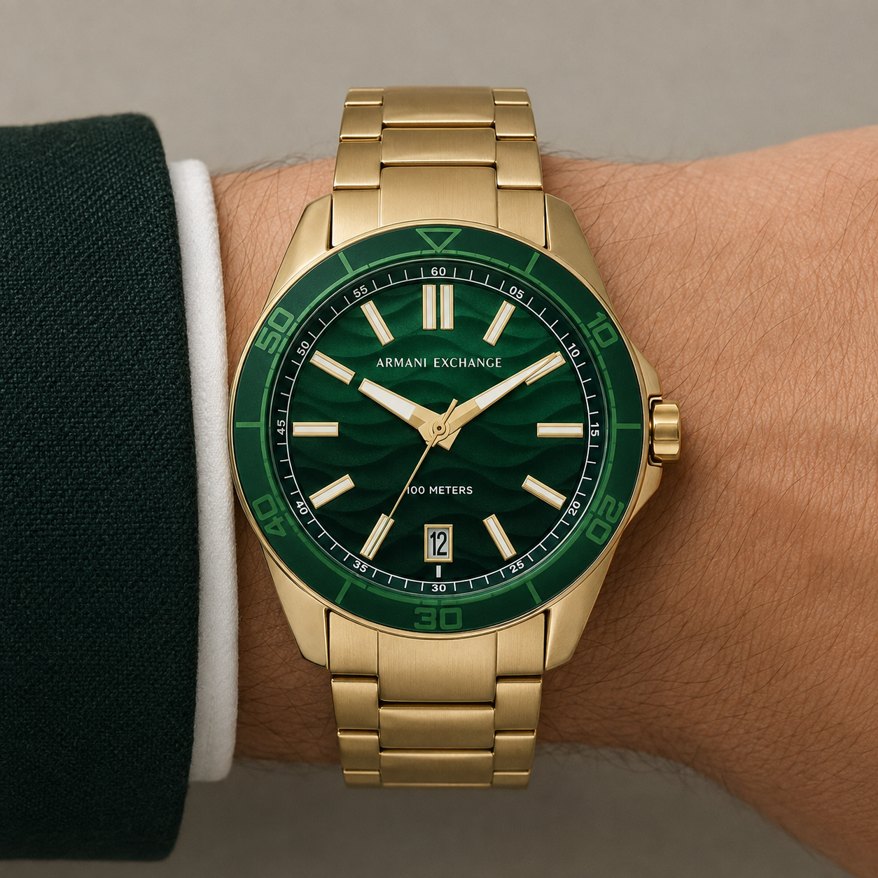 Armani Exchange AX1956 men's watch on wrist – featured view