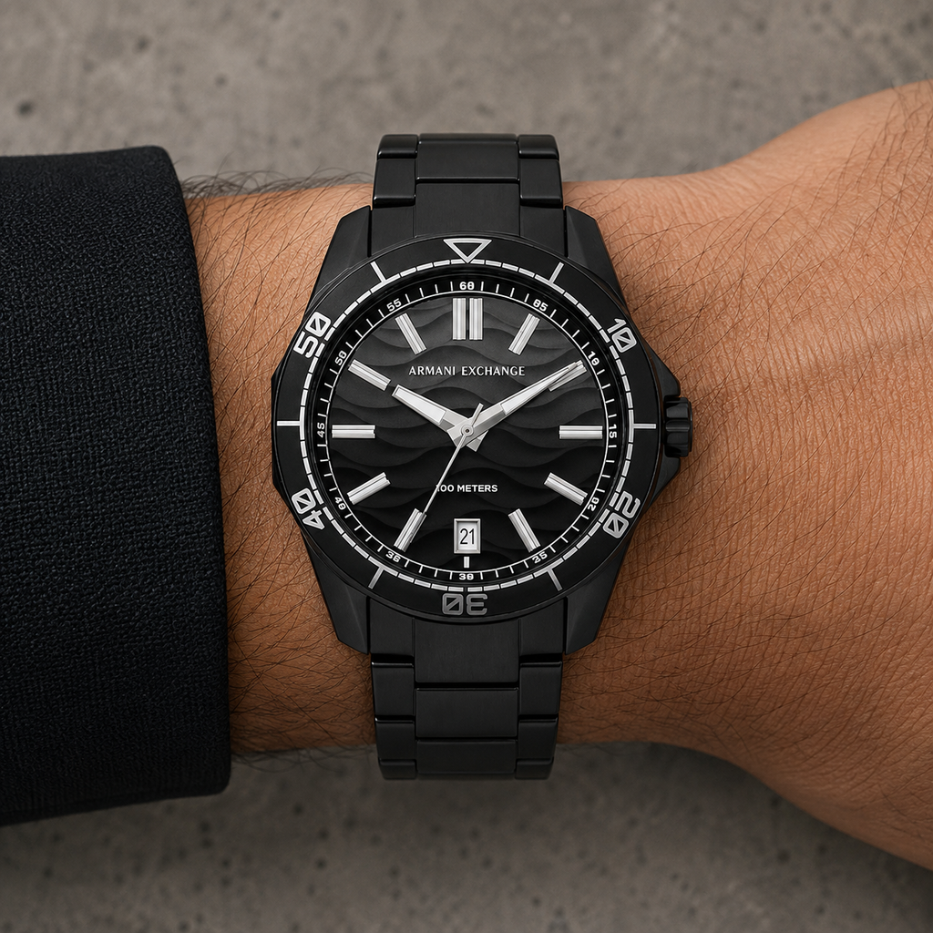 Armani Exchange AX2100 men's watch on wrist – featured view