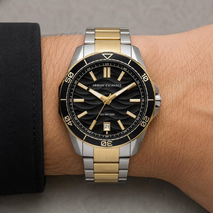 Armani Exchange AX2103 men's watch on wrist – featured view