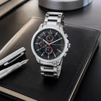 Armani Exchange AX2121 men's watch – desk lifestyle view