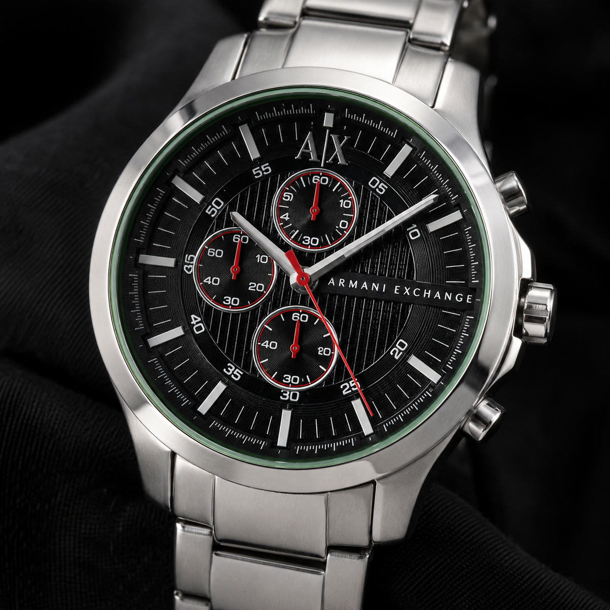 Armani Exchange AX2121 men's watch – dial macro view